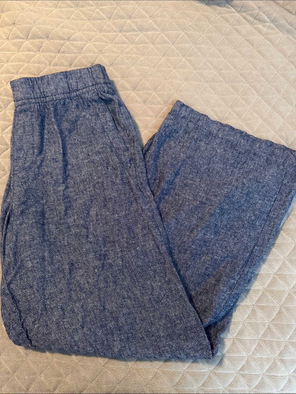 Linen Lounge Pants - Heather Navy